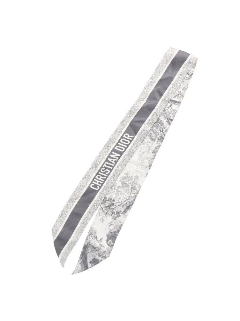 Dior Mitzah Silk Twilly Scarf